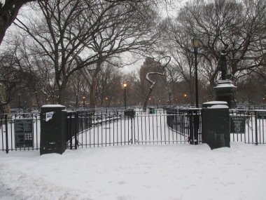 A gated Tompkin's . Square Park